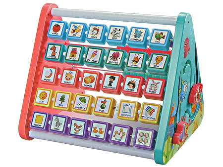 Edukacyjna Półka Trójkąt Liczydło Litery Przedmioty Zwierzęta