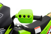 Motorek Cross dla dzieci Pojazd na akumulator Zielony + Pomocnicze kółka + Dźwięki LED