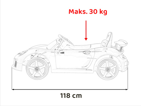 Pojazd RUF CTR3 Czarny