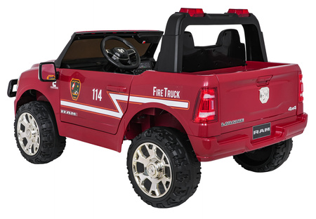 Pojazd RAM 3500 Straż Pożarna Czerwony