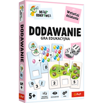 Gra dla dzieci Dodawanie Mały odkrywca Trefl 02805