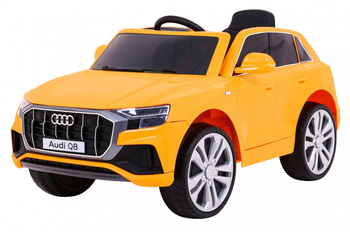 Audi Q8 Lift, SUV na akumulator dla dzieci Żółty + Pilot