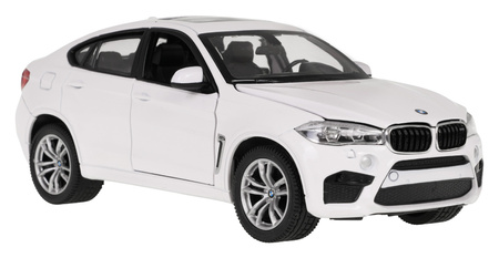 Autko Metalowe 1:24 BMW X6M Białe RASTAR
