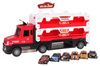 Ciężarówka z Wyrzutnia 2w1 + Akcesoria Czerwony