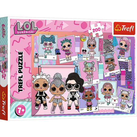 Puzzle - 200 - Słodkie Laleczki - LOL Surprise! - Trefl 13288