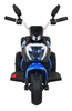 Motorek Fast Tourist na akumulator dla dzieci Niebieski + Audio + Światła + Ekoskóra