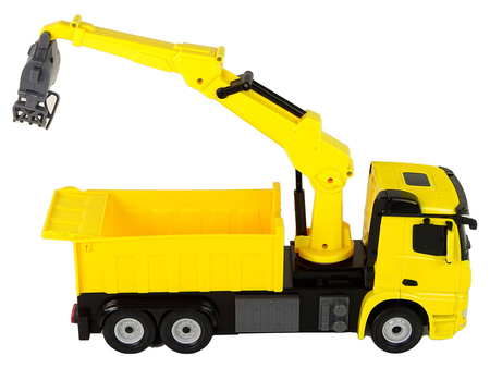 Ciężarówka z Chwytakiem Mercedes Rastar Żółta