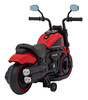 Motorek Chopper FASTER na akumulator dla dzieci Czerwony + Radio FM + Panel audio + LED