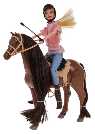 Zestaw Lalka z Koniem + Akcesoria