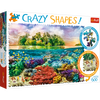 Puzzle - 600 Crazy Shapes - Tropikalna wyspa - Trefl 11113