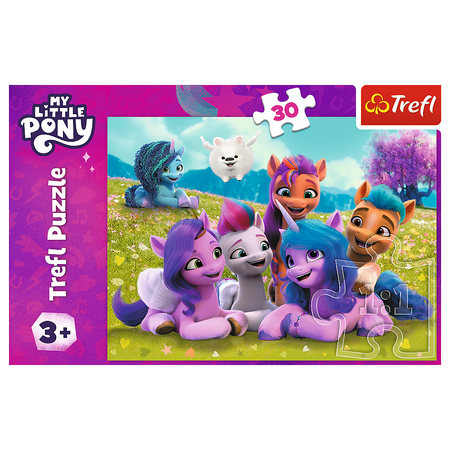 Puzzle - 30 - Przyjacielskie Koniki Pony - My Little Pony - Trefl 18299