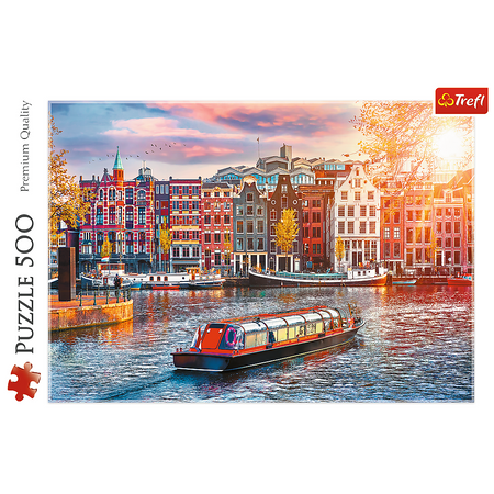 Puzzle - 500 - Amsterdam - Holandia - Trefl 37428