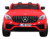 Auto Mercedes GLC 63S dla dzieci Czerwony Suv + Napęd 4x4