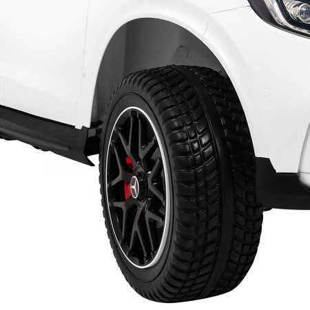 Auto Mercedes GLC 63S dla dzieci Biały SUV + Napęd 4x4