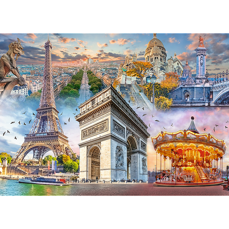 Puzzle - 2000 - Weekend w Paryżu - Trefl 27125