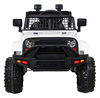Autko Jeep Dark Night na akumulator dla dzieci Biały + Wolny Start + EVA + Audio LED