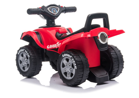 Jeździk Quad Dźwięk Światła 551-G Czerwony