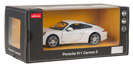 Autko Metalowe 1:24 Porsche 911 Biały RASTAR