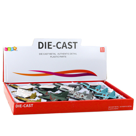 Myśliwiec Wojskowy Z Napędem Frykcyjnym Metalowy 11cm Mix