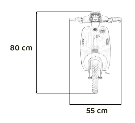 Pojazd Skuter Retro 23 Różowy