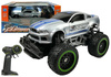 Auto Zdalnie Sterowane R/C 6.5 km/h Wysokie Koła Srebrne