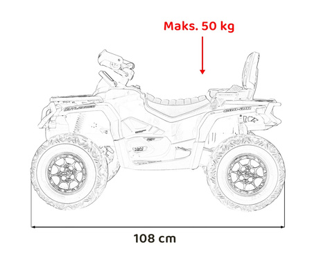 Quad Can Am Outlander ATV Różowy