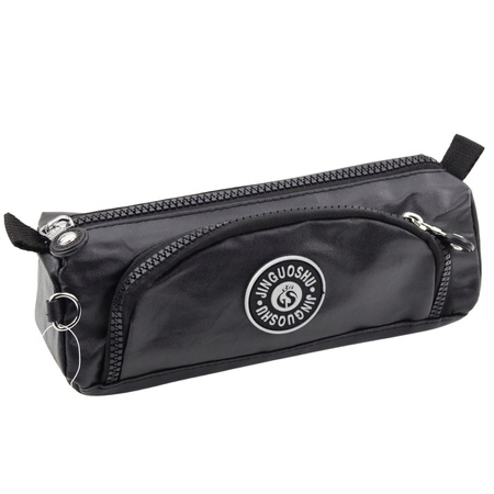 Piórnik Szkolny Funkcjonalny Dwie Kieszenie Zawieszka Mix