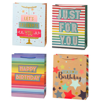 Torba Prezentowa Urodzinowa Happy Birthday 23 x 18 x 10cm