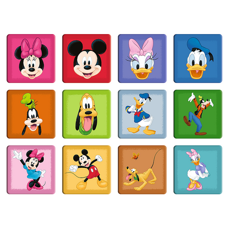Puzzle + MEMOS - 2w1 (30,48) - Poznaj bohaterów Disney - Myszka Miki - Trefl 93344
