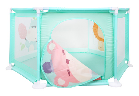 Kojec dla dzieci 6m+ Plac zabaw z siatki Ogrodzenie do domu i na podwórko