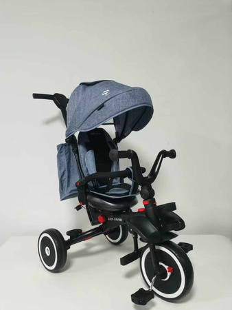 Rowerek Trzykołowy RIDER Szary SPORTRIKE