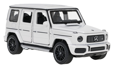 Autko Metalowe 1/32 Mercedes-Benz AMG G63 z Dźwiękiem Białe RASTAR