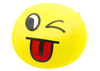 Miękka Piłeczka Piłka Buźka Emoji Żółta 9cm