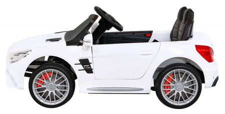 Mercedes Benz AMG SL65 S elektryczny dla dzieci Biały + Pilot