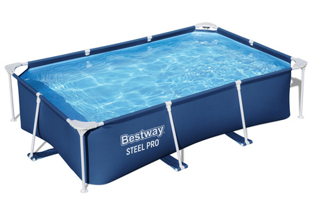 Basen Ogrodowy Stelażowy 259 x 170 x 61cm Bestway 56403