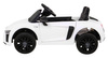 Audi R8 na akumulator dla dzieci Biały + Pilot + EVA + Wolny Start + MP3 LED