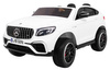 Auto Mercedes GLC 63S dla dzieci Biały SUV + Napęd 4x4