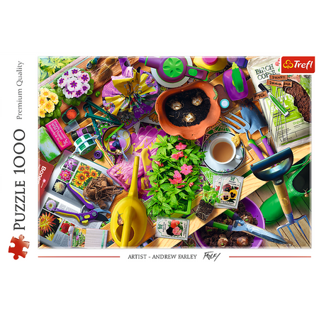 Puzzle - 1000 - Porządki w ogrodzie - Trefl 10927