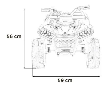 Pojazd Quad Sport TX ATV Czarny