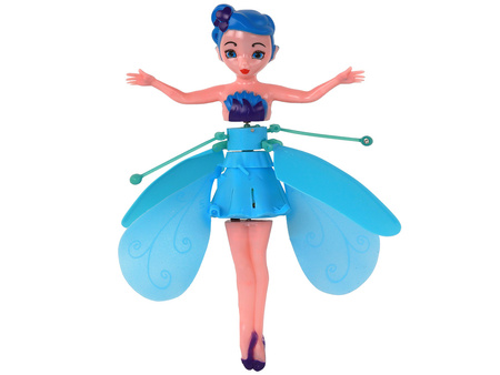 Magiczna Lalka Latająca Wróżka Niebieska Sterowana Ręką