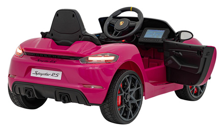 Pojazd Porsche Spyder RS 718 Różowy MP4