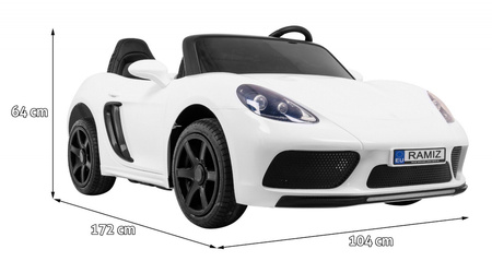 Perfecta Auto dla 2 dzieci Biały