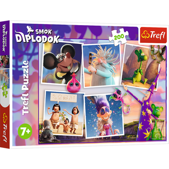 Puzzle - 200 - Przygody Smoka Diplodoka - Trefl 13322