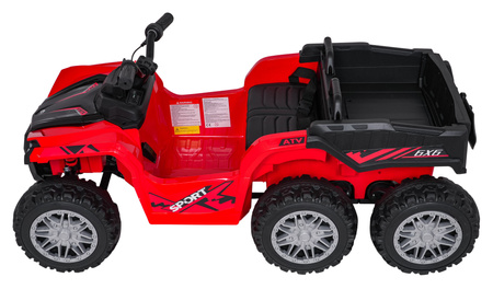 Pojazd Quad Sport TX ATV Czerwony