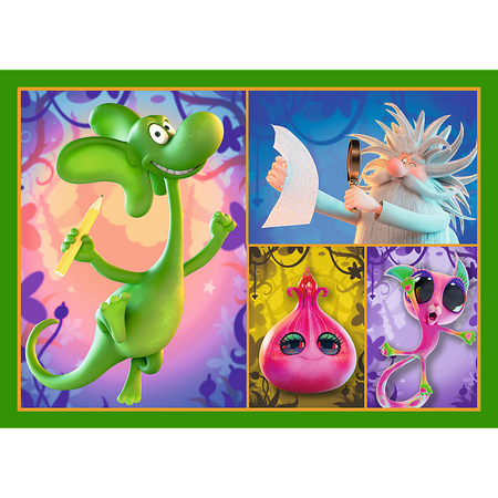 Puzzle - 4w1 (35, 48, 54, 70) - Świat Smoka Diplodoka - Trefl 34663