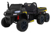 Autko Farmer Truck dla 2 dzieci Czarny + Napęd 4x4 + Pilot + Kiper + Audio LED