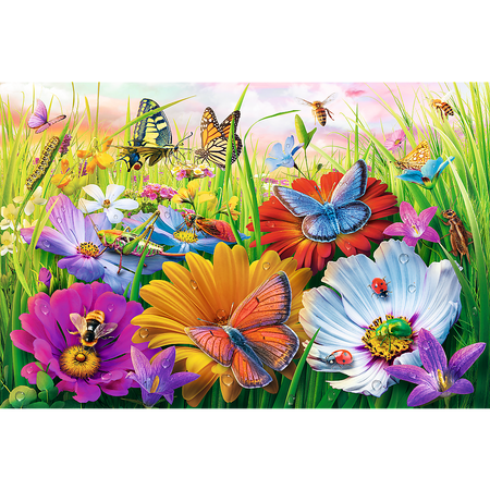 Puzzles - 300 EasyPiece - Owady na łące - Trefl 23103