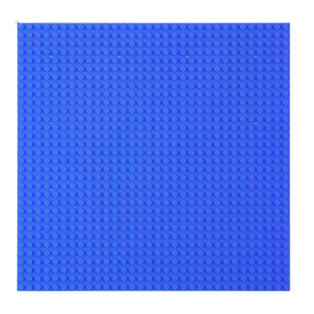 Płyta Plansza Konstrukcyjna Do Klocków Budowania Granatowa 25,5x25,5 cm
