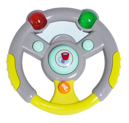 Interaktywny zestaw Kierowcy dla dzieci 3+ Kierownica + Pilot z kluczami + Telefon + Dźwięki Światła