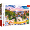 Puzzle - 1000 - Zachód słońca nad Barceloną - Hiszpania - Trefl 10711